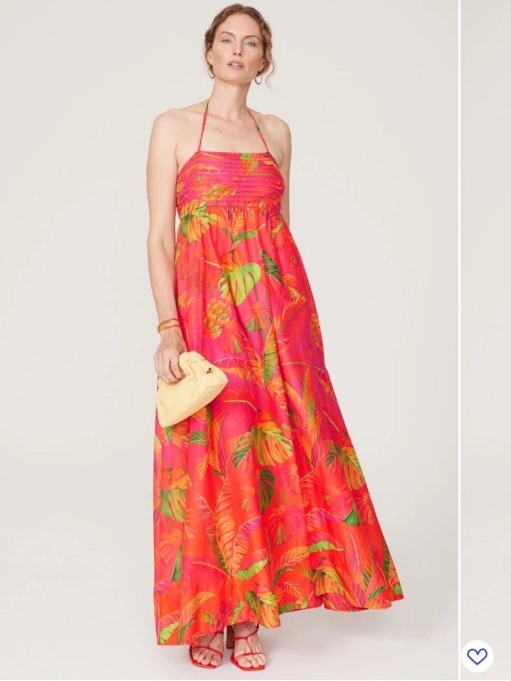 FARM Rio Ombre Forest Maxi Dress Sz Large